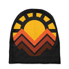 sunset mountain Baby Beanies