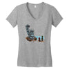 the planet of the kong Women's V-Neck T-Shirt