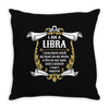 I Am A Libra Throw Pillow