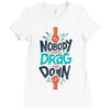 nobody can drag me down Ladies Fitted T-Shirt