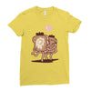 french toast kiss Ladies Fitted T-Shirt