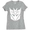 deceptacons logo printed Ladies Fitted T-Shirt