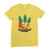 Happy Camper Ladies Fitted T-Shirt