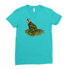 rigeon playing Ladies Fitted T-Shirt