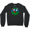 who watches the pizza Crewneck Sweatshirt