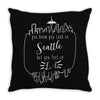 LA (f90) Throw Pillow