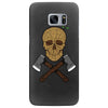 skull wood Samsung Galaxy S7 Edge