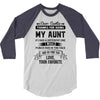 Dear Auntie, Thanks For Being My Aunt 3/4 Sleeve Shirt