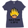 saiyan life Ladies Fitted T-Shirt