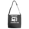 personalised your name caravan club funny gift Adjustable Strap Totes
