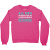 all men are created equal but the best are born in december Crewneck Sweatshirt