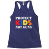 protect kids not guns Racerback Tank