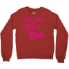 this mom hugs kiss es Crewneck Sweatshirt