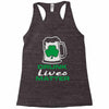 drunk lives matter Racerback Tank