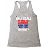on a scale of one to america how free are you tonight Racerback Tank