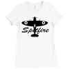 spitfire plane Ladies Fitted T-Shirt