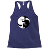 yin yang cat Racerback Tank