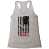 god bless america Racerback Tank