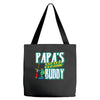 papa's little fishin buddy Tote Bags