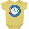 clock Baby Bodysuit