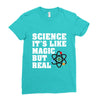 Science It's Like Magic But Real Ladies Fitted T-Shirt