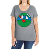 who watches the pizza Ladies Curvy T-Shirt