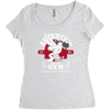 gallic gym Women's Triblend Scoop T-shirt