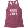 don't make me use my dietitian voice Racerback Tank