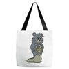 mucus bear Tote Bags