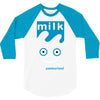 blur milk coffee and tv rock music band 3/4 Sleeve Shirt