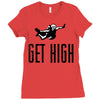 get high Ladies Fitted T-Shirt