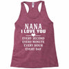 I Love You Nana Racerback Tank