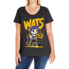 wat skateboard Ladies Curvy T-Shirt