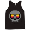 sunset skull Tank Top
