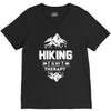 hiking is my therapy! V-Neck Tee