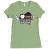 pulp fiction cartoon ideal birthday present or gift Ladies Fitted T-Shirt