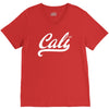 cali black logo V-Neck Tee