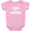 Dad The Man The Myth The Legend - Son Of A Legend Family Matching Baby Bodysuit