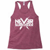 never surrender Racerback Tank