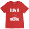 alien blow it fingering V-Neck Tee