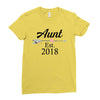 Aunt est.2018 Ladies Fitted T-Shirt