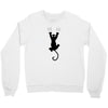 Grabing Cat Crewneck Sweatshirt