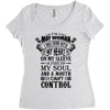 I Am A May Woman Women's Triblend Scoop T-shirt