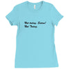 48. not today satan 022 Ladies Fitted T-Shirt