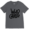 who cares V-Neck Tee