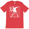 with banksy flower bomb print T-Shirt