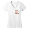 couple biker Women's V-Neck T-Shirt