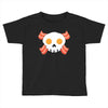 Bacon Egg Skull Toddler T-shirt
