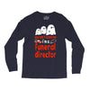 can't scare me halloween funeral direct Long Sleeve Shirts