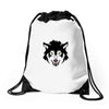 THE LAST WOLF Drawstring Bags